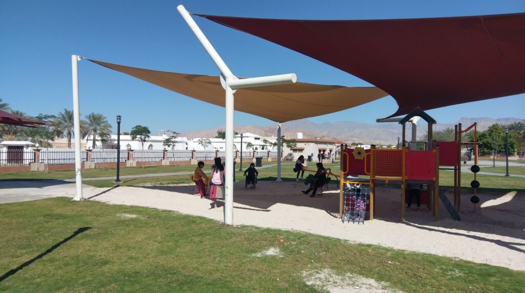 Al Uraibi Park is a popular free park in Ras Al Khaimah.