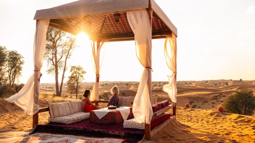 desert sunset in Ras Al Khaimah
