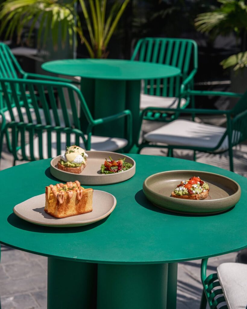 CREW Cafe is known for its baked goods, matcha, and of course, its coffee. All items are freshly made in-house.