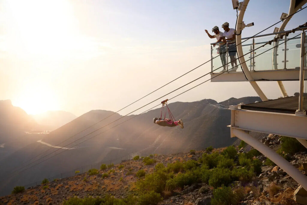 world’s longest zipline in Ras Al Khaimah
