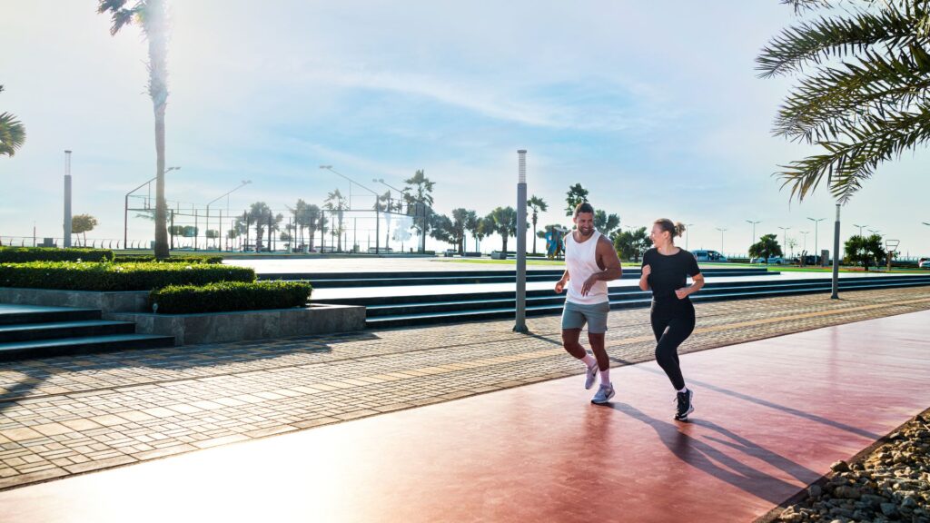 running track in rak, ras al khaimah marjan island RAK