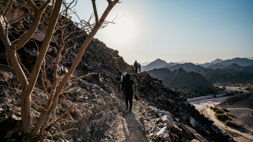 Wadi Shawka hiking trail in RAK