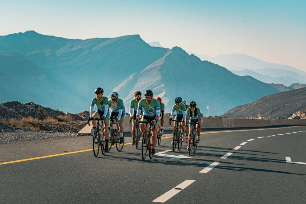 Outdoor activities in Ras Al Khaimah cycling in Wadi Shawka trails