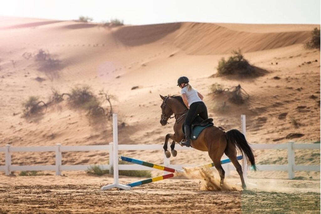 Outdoor activities in Ras Al Khaimah horse riding experience desert trails UAE