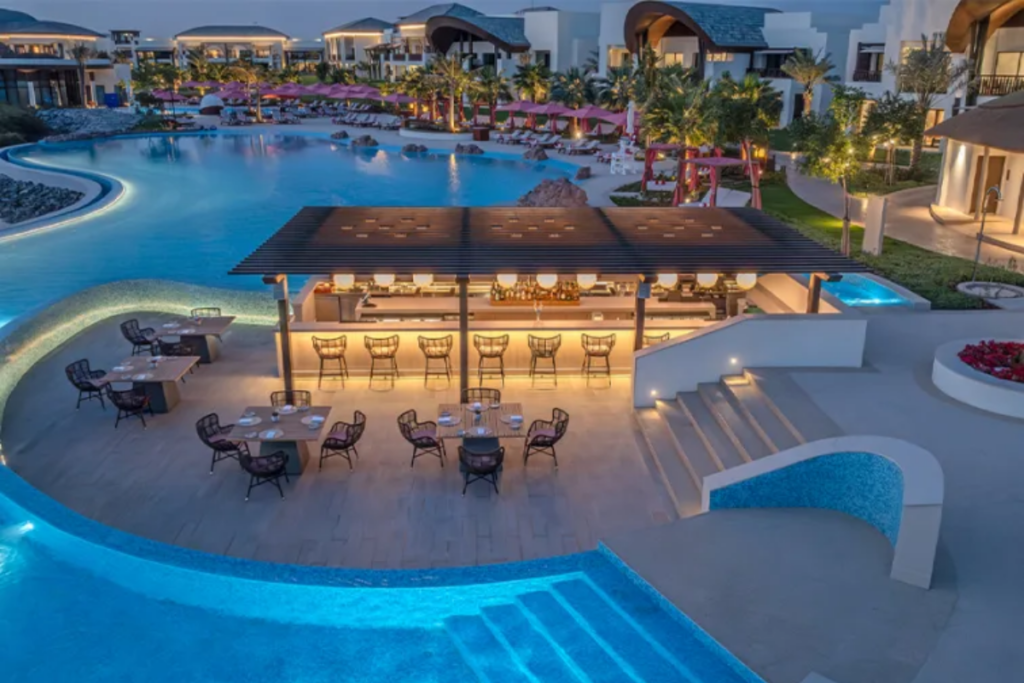 Waterfront promenade in Mina Al Arab Ras Al Khaimah