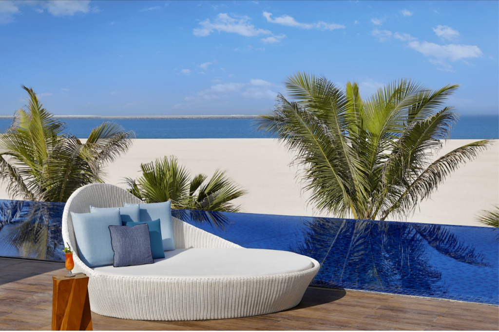 The Ritz-Carlton Al Hamra Beach private wellness retreat in Ras Al Khaimah