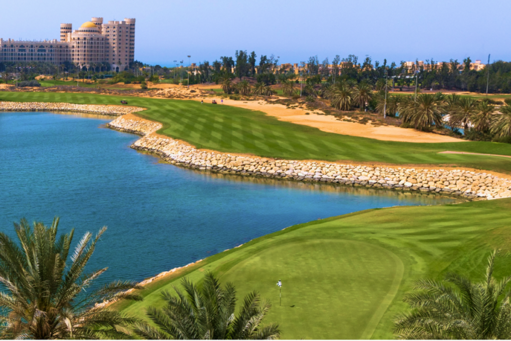 Golf in Ras Al Khaimah at Al Hamra Golf Club championship course