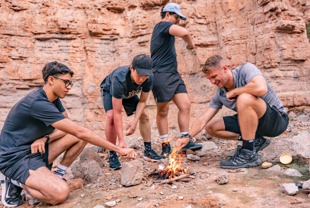 things to do in ras al khaimah with kids at Bear Grylls Explorers Camp