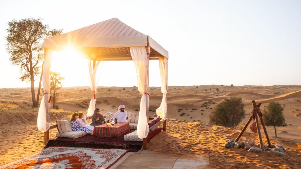 Desert camping experience at Bedouin Oasis Camp Ras Al Khaimah