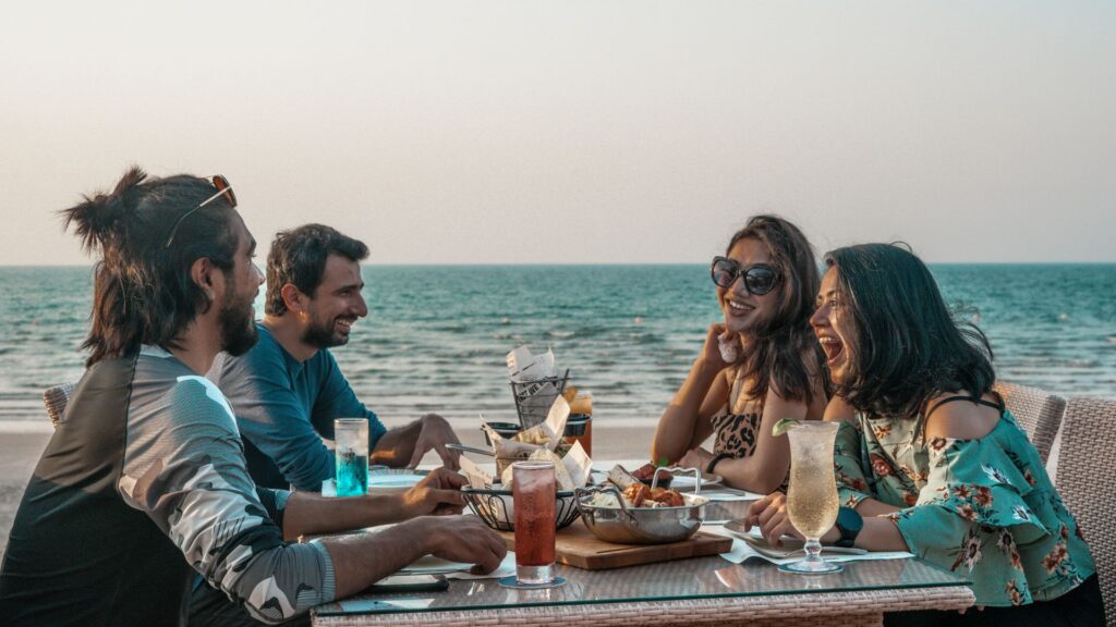 Breakers Beach Bar seaside restaurant Ras Al Khaimah