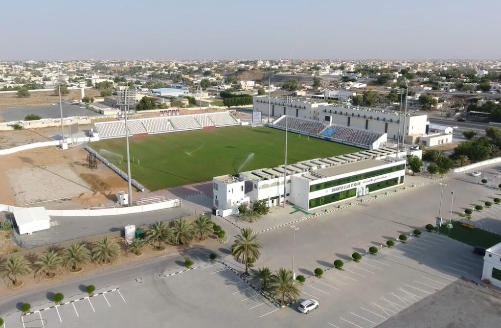 Football in Ras Al Khaimah at one of the emirate's leading football venues