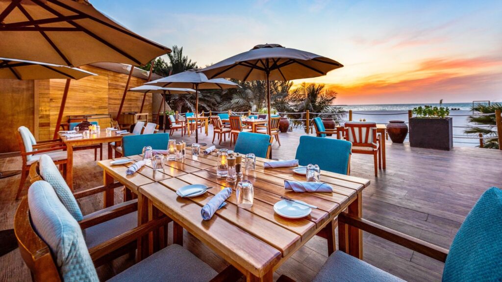 Shore House beachfront restaurant in Ras Al Khaimah