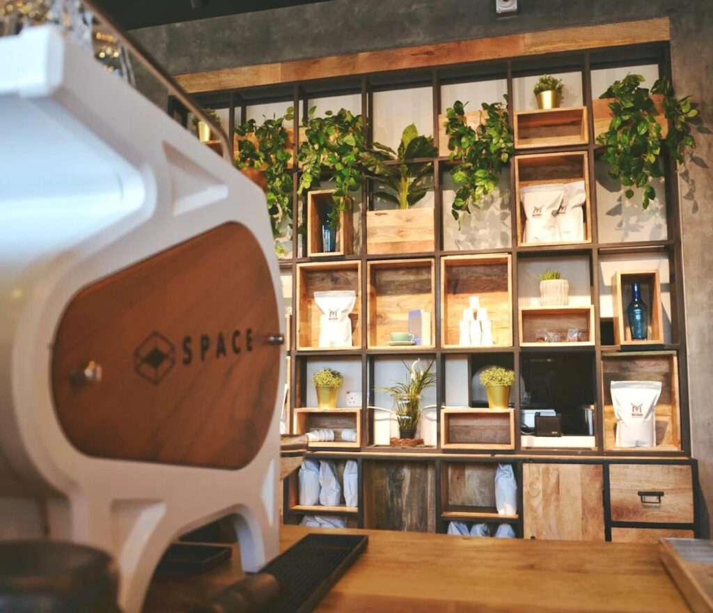Space Cafe indoor coffee shop in Ras Al Khaimah