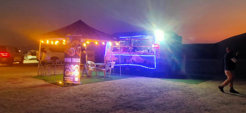 Sunbites Cafe near Jebel Jais serving food with mountain views