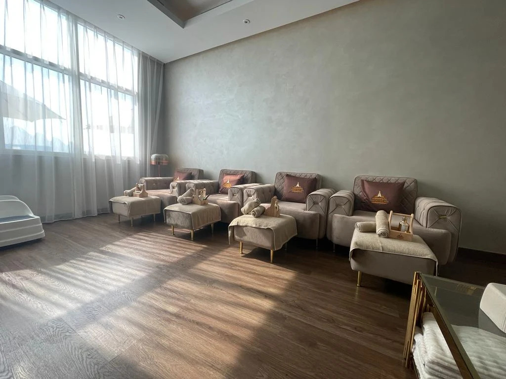 Luxury spa treatment room in Ras Al Khaimah wellness resort