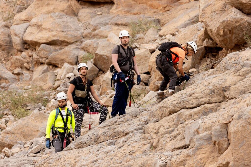 Wadi Naqab hiking trail in Ras Al Khaimah