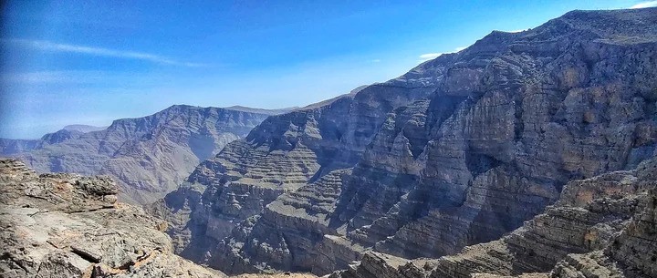Hajar Mountains from Wadi Ghalilah