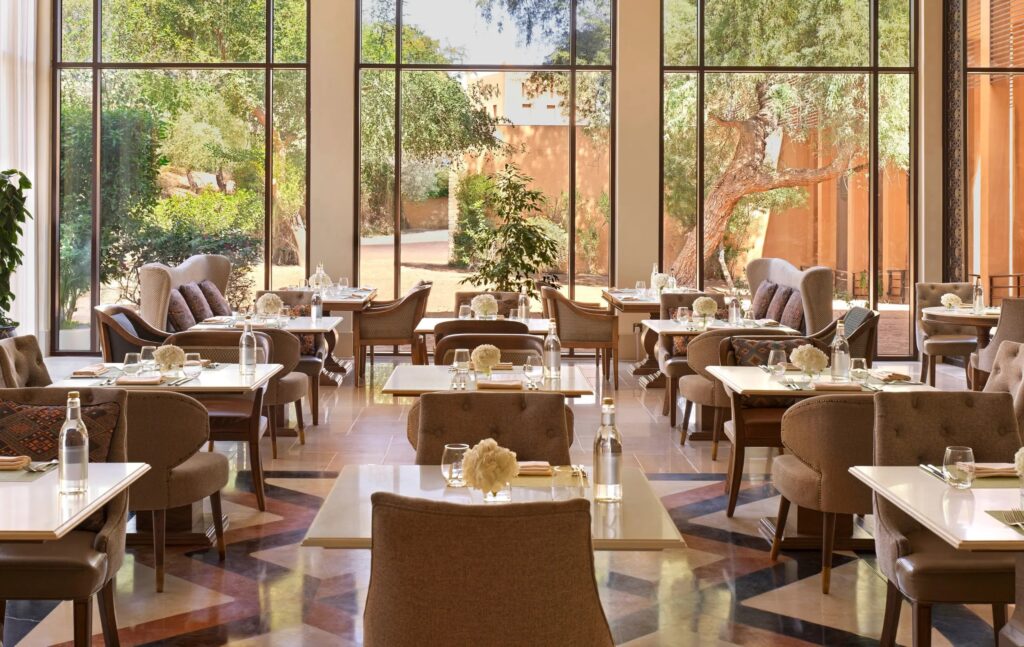 Kaheela restaurant overlooking the Al Wadi desert in Ras Al Khaimah