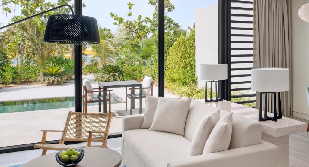 Mövenpick Resort Al Marjan Island beachfront suite with private pool in Ras Al Khaimah